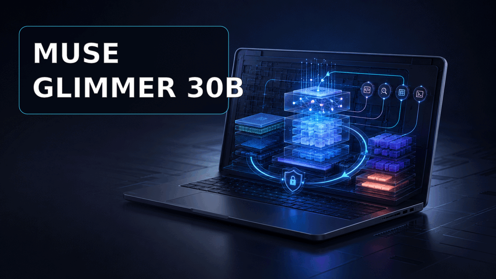Muse Glimmer Explained: Run a 30B AI Agent Locally - Blog post thumbnail